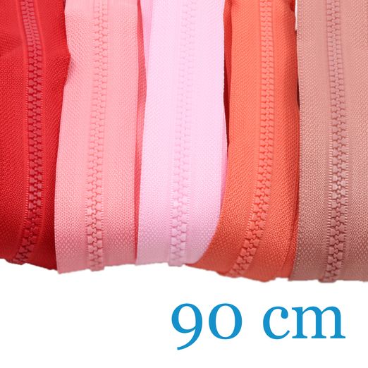 Jackenreißverschlüsse teilbar 90cm - 5er Set Jackenreißverschlüsse teilbar 90cm - 5er Set
