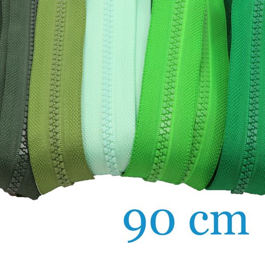 Fermetures éclair pour vestes Séparables 90cm - Lot de 5 pièces