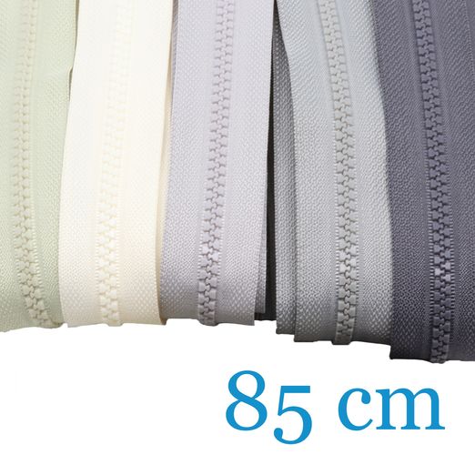 Fermetures éclair pour vestes Séparables 85cm - Lot de 5 pièces 