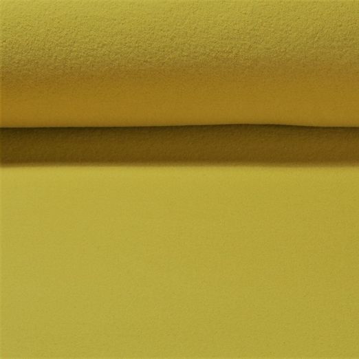 Bio Fleece - Hamburger Liebe Baumwolle Fleece kbA Senf