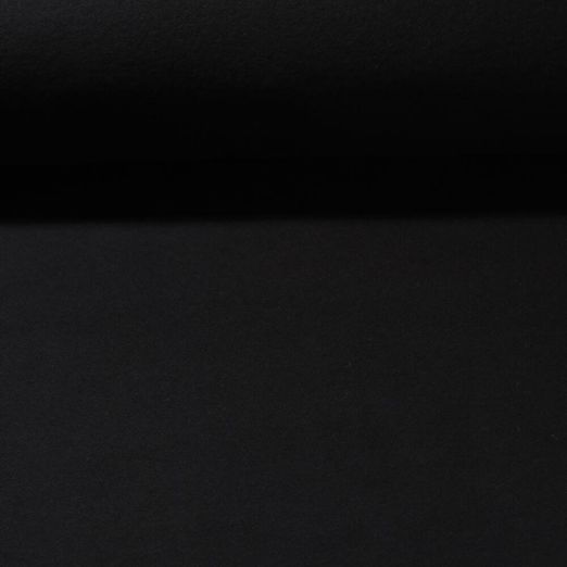 Bio Fleece - Hamburger Liebe Baumwolle Fleece kbA Schwarz