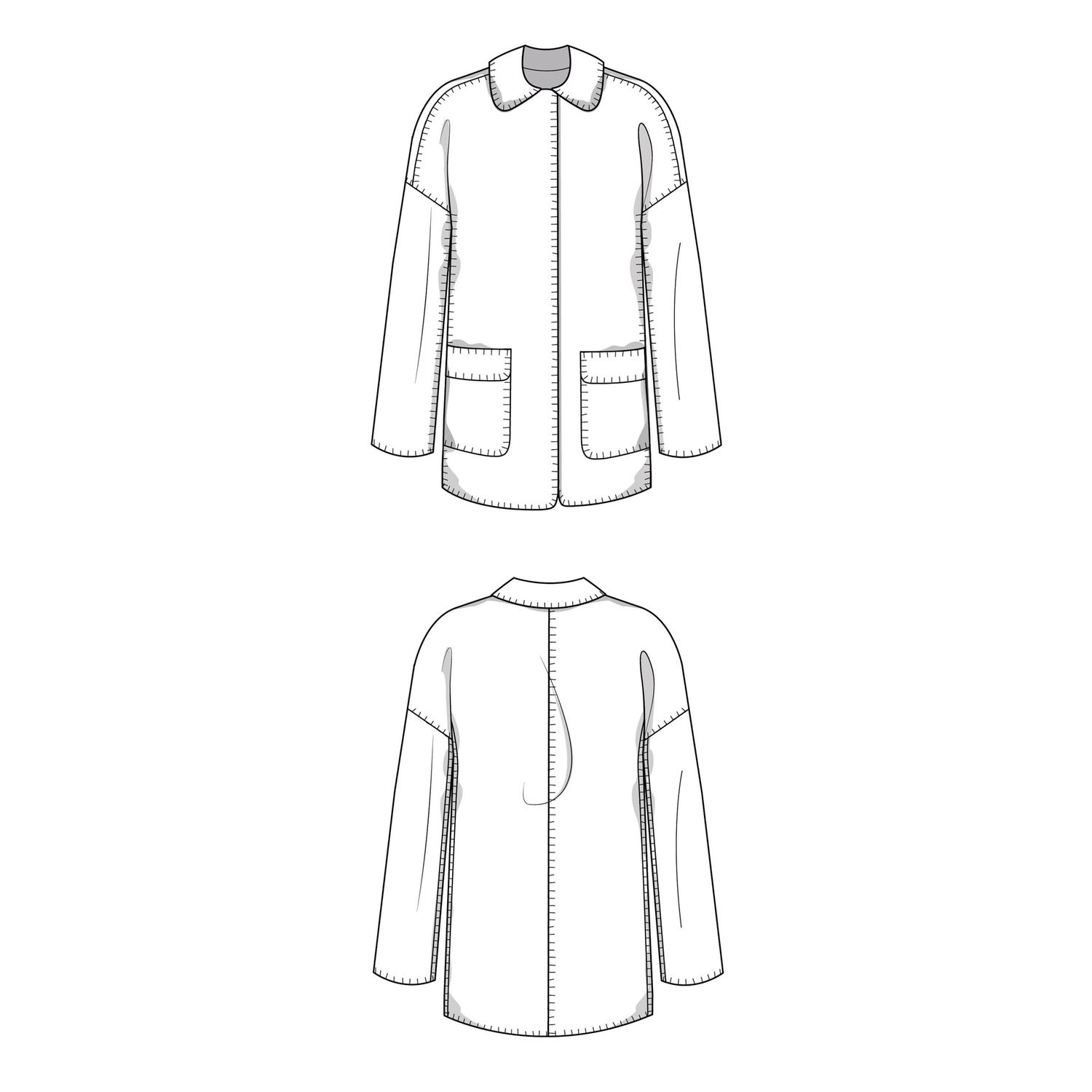 Mantel - The Nelly Coat - Schnittmuster eBook-2 Mantel - The Nelly Coat - Schnittmuster eBook-2