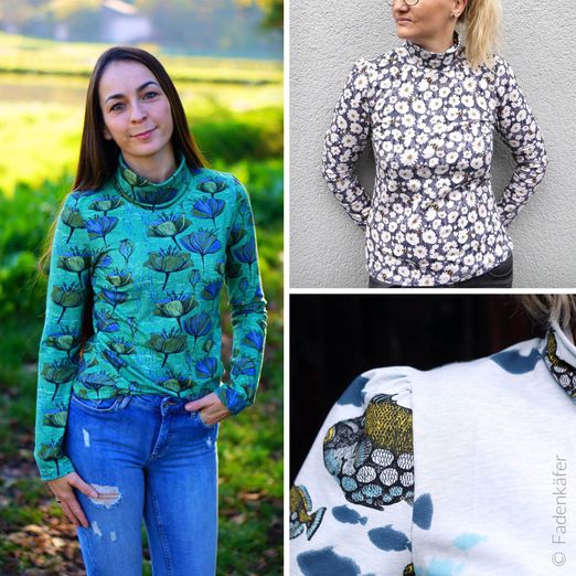 Pullover - Rollkragen-Pullover Damen - Schnittmuster eBook