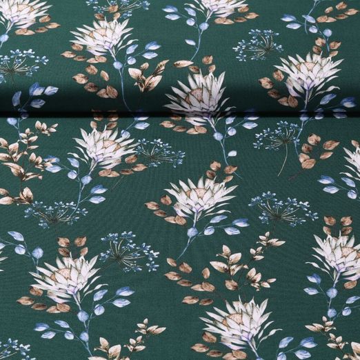Coton Gütermann - Collection brillante Fleurs de chardon Vert