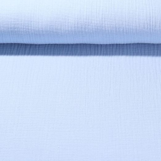 Bio Musselin Marius - Himmelblau