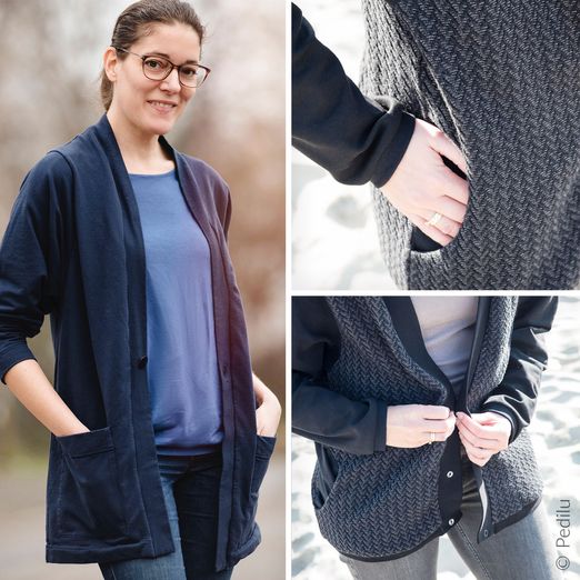 Oversize-Cardigan - LaCardie - Schnittmuster eBook