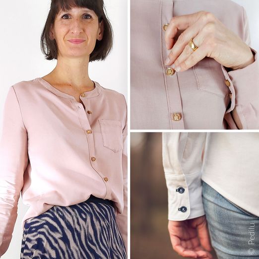 Blusenshirt - LaWoodie Blouse - Schnittmuster eBook