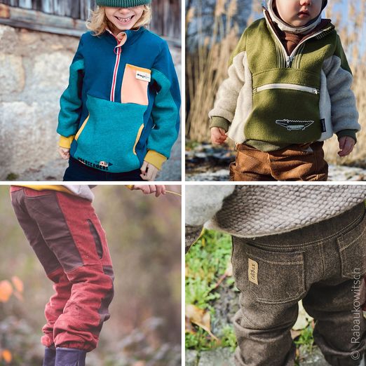 Kombi ebook Freizeithose und Pullover - Fidibux und Hokuskrokus - Schnittmuster eBook