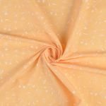 Popeline di Cotone - Righe Elastiche Lunghe con Fiori Gialli Popeline di Cotone - Righe Elastiche Lunghe con Fiori Gialli
