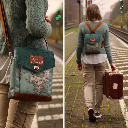 2 in 1 Rucksacktasche - TYKKA - Schnittmuster eBook