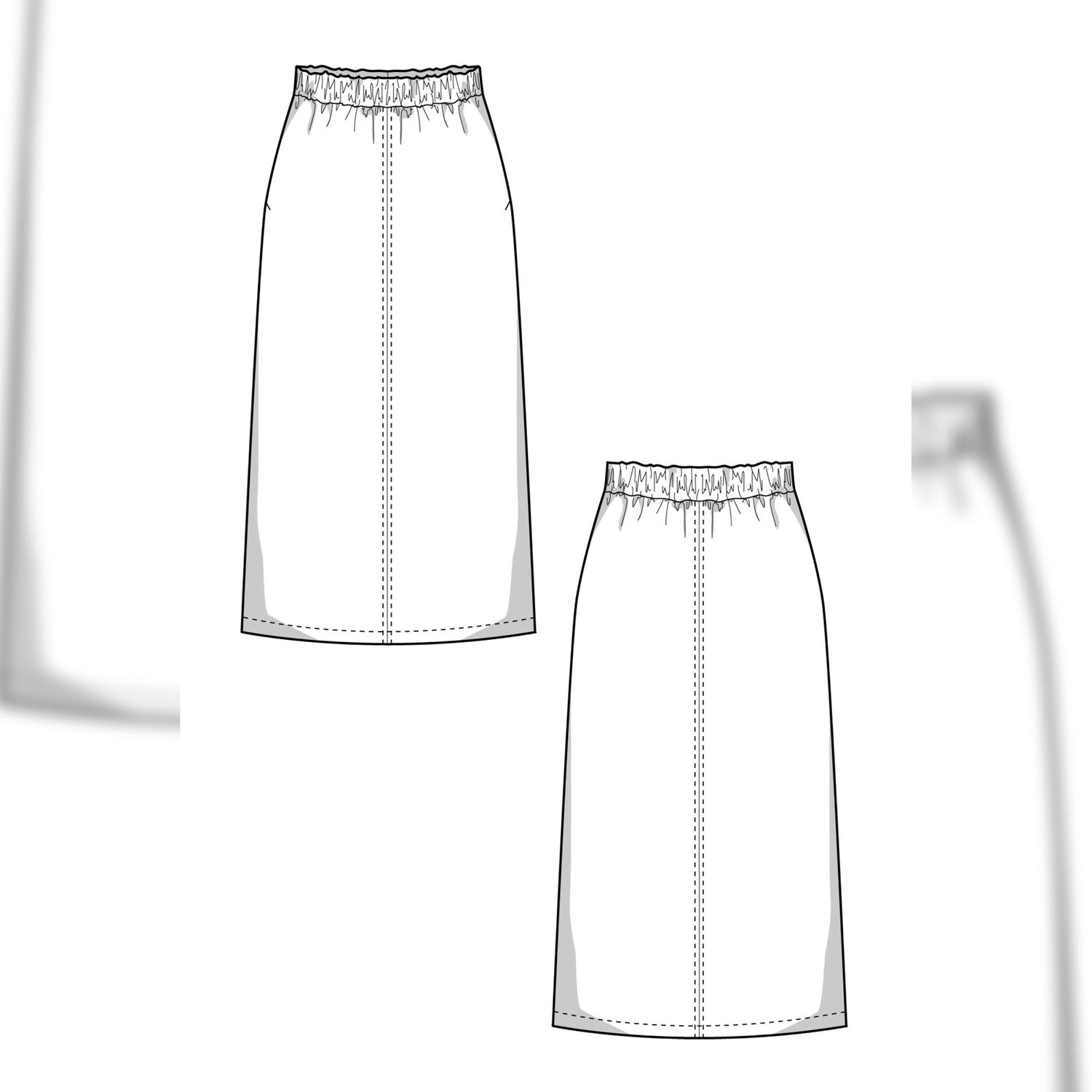 Rock - The Holly Skirt - Schnittmuster eBook-1 Rock - The Holly Skirt - Schnittmuster eBook-1