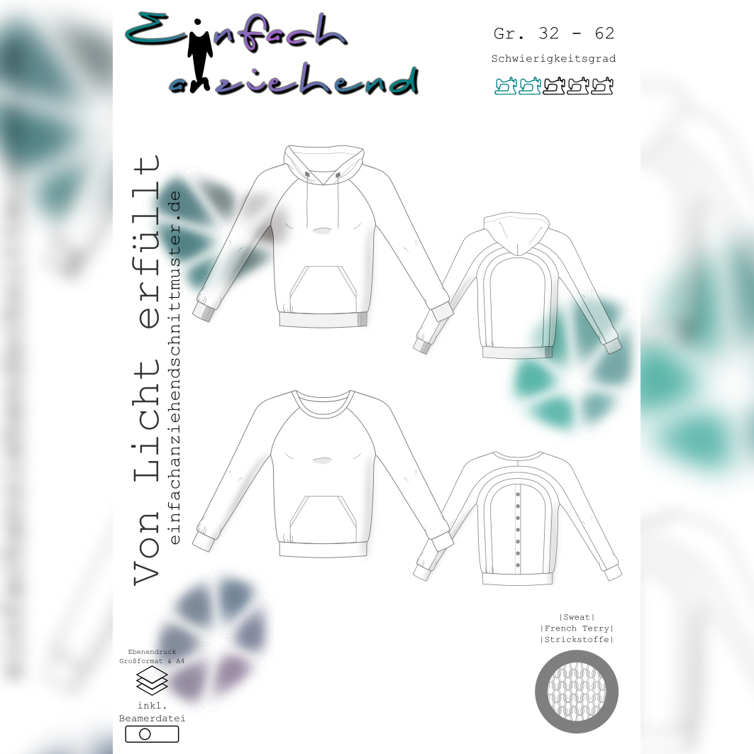 Pullover - Von Licht erfüllt - Schnittmuster eBook-1 Pullover - Von Licht erfüllt - Schnittmuster eBook-1