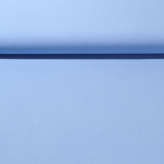 Viskose Popeline Charlène - Uni Stretch Hellblau