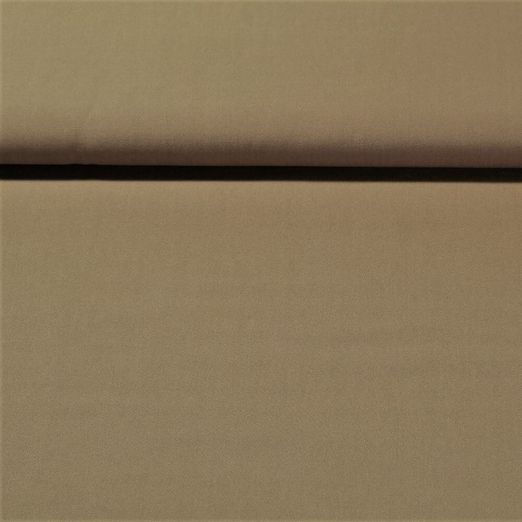 Popeline de viscose Charlène - Stretch Kaki uni