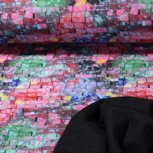 Softshell - Impression numérique Mur de graffiti Multicolore
