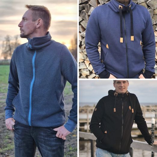 Sweatjacke - sein Manuc - Schnittmuster eBook Sweatjacke - sein Manuc - Schnittmuster eBook