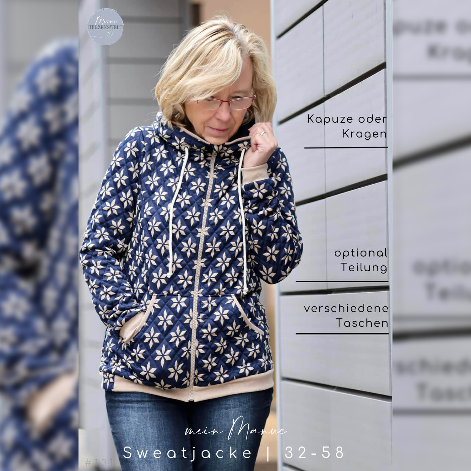 Sweatjacke - mein Manuc - Schnittmuster eBook-3 Sweatjacke - mein Manuc - Schnittmuster eBook-3
