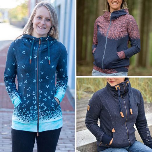 Sweatjacke - mein Manuc - Schnittmuster eBook Sweatjacke - mein Manuc - Schnittmuster eBook