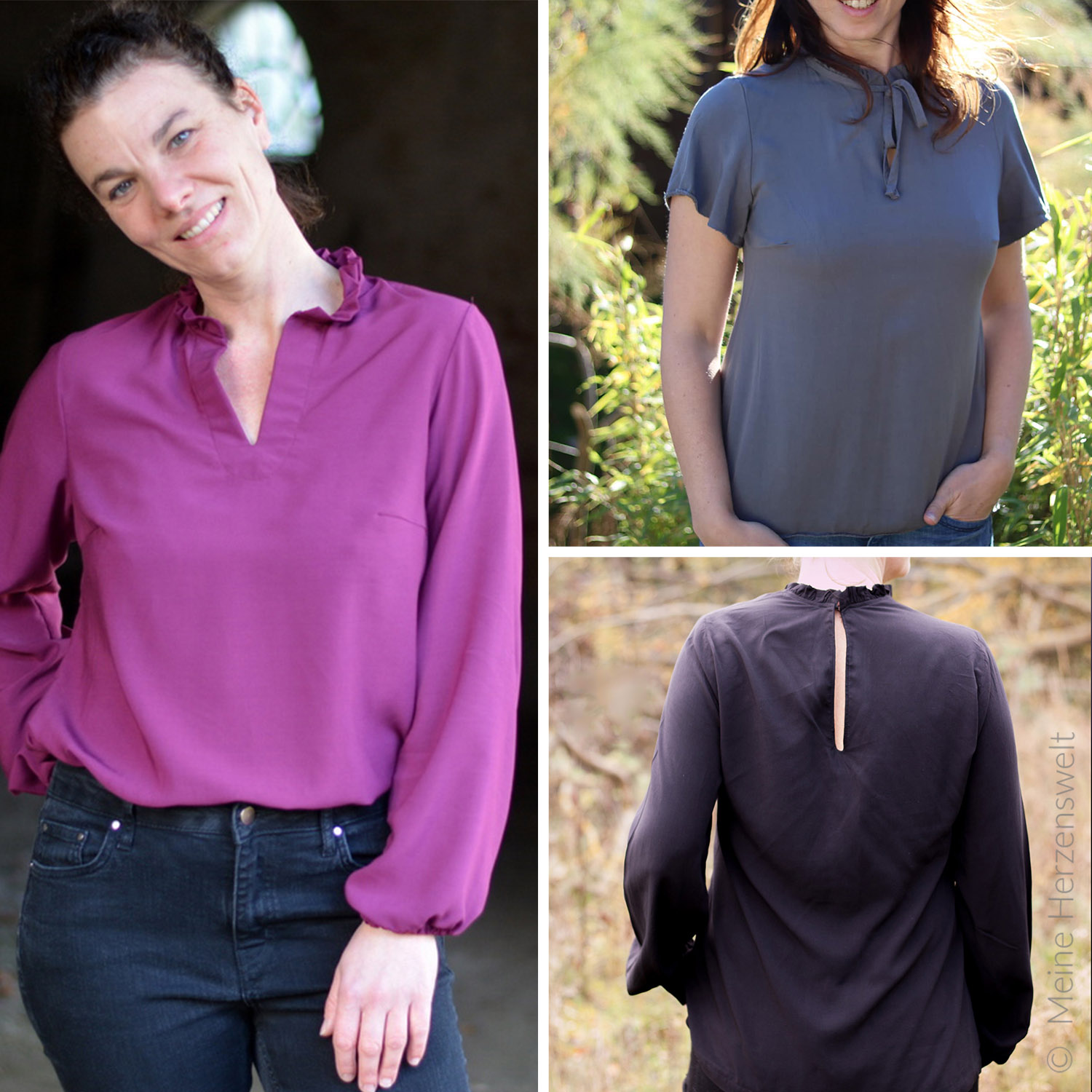 Bluse - Madrid - Schnittmuster eBook-0 Bluse - Madrid - Schnittmuster eBook-0