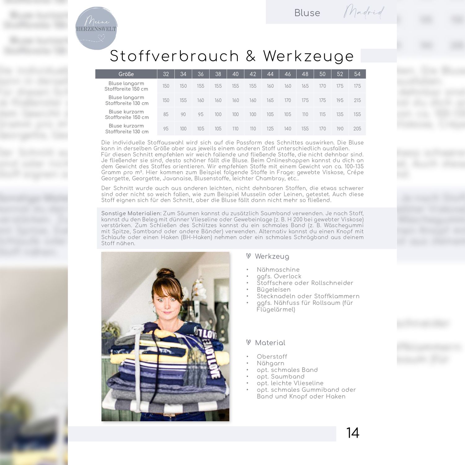 Bluse - Madrid - Schnittmuster eBook-5 Bluse - Madrid - Schnittmuster eBook-5