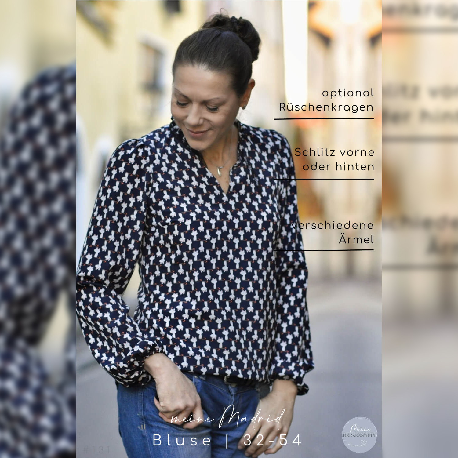 Bluse - Madrid - Schnittmuster eBook-3 Bluse - Madrid - Schnittmuster eBook-3
