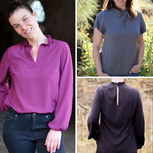 Bluse - Madrid - Schnittmuster eBook Bluse - Madrid - Schnittmuster eBook
