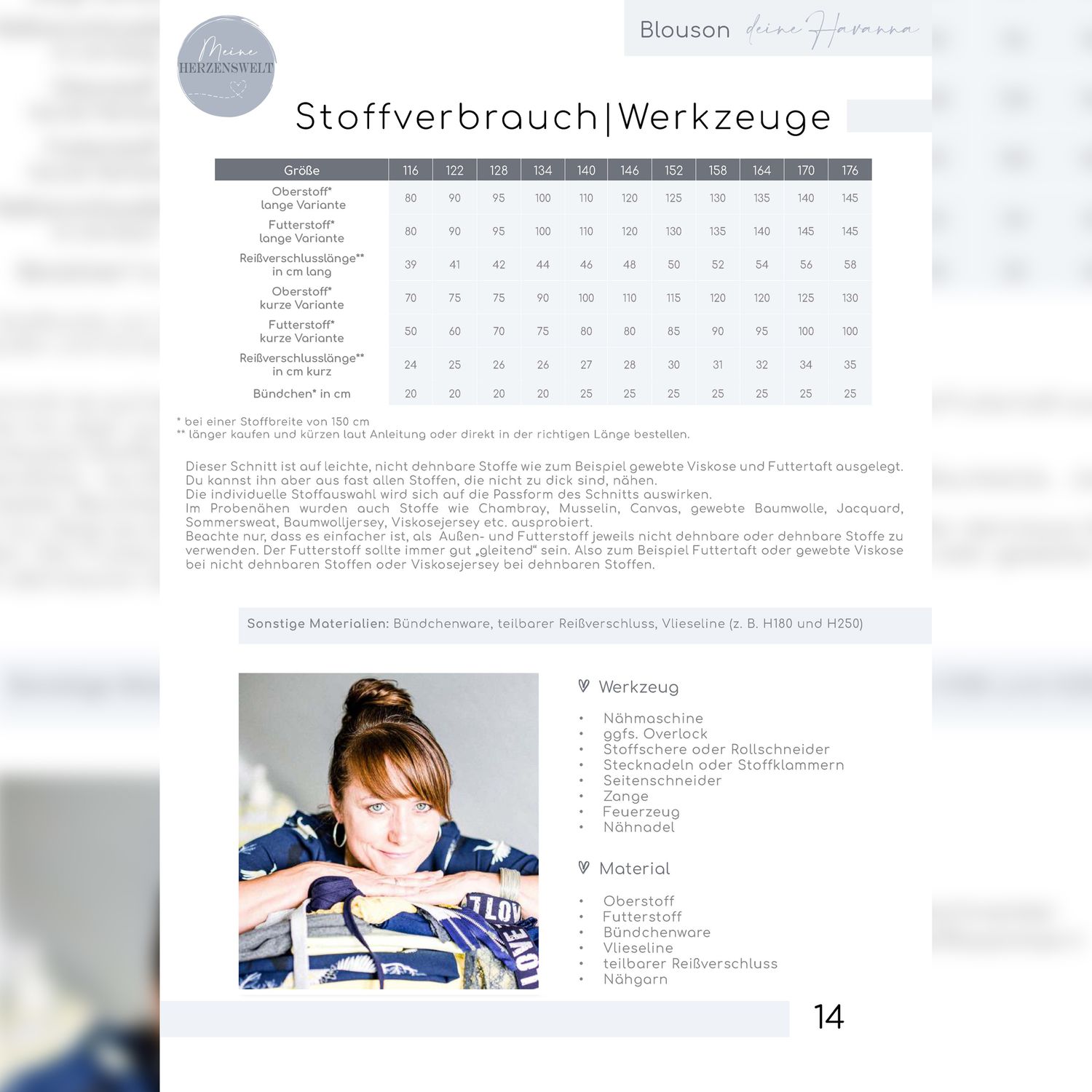 Blouson Kinder - Havanna - Schnittmuster eBook-4 Blouson Kinder - Havanna - Schnittmuster eBook-4