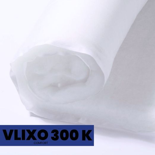 Volumenvlies - VLIXO Comfort 300 kaschiert - 73cm breit Volumenvlies - VLIXO Comfort 300 kaschiert - 73cm breit