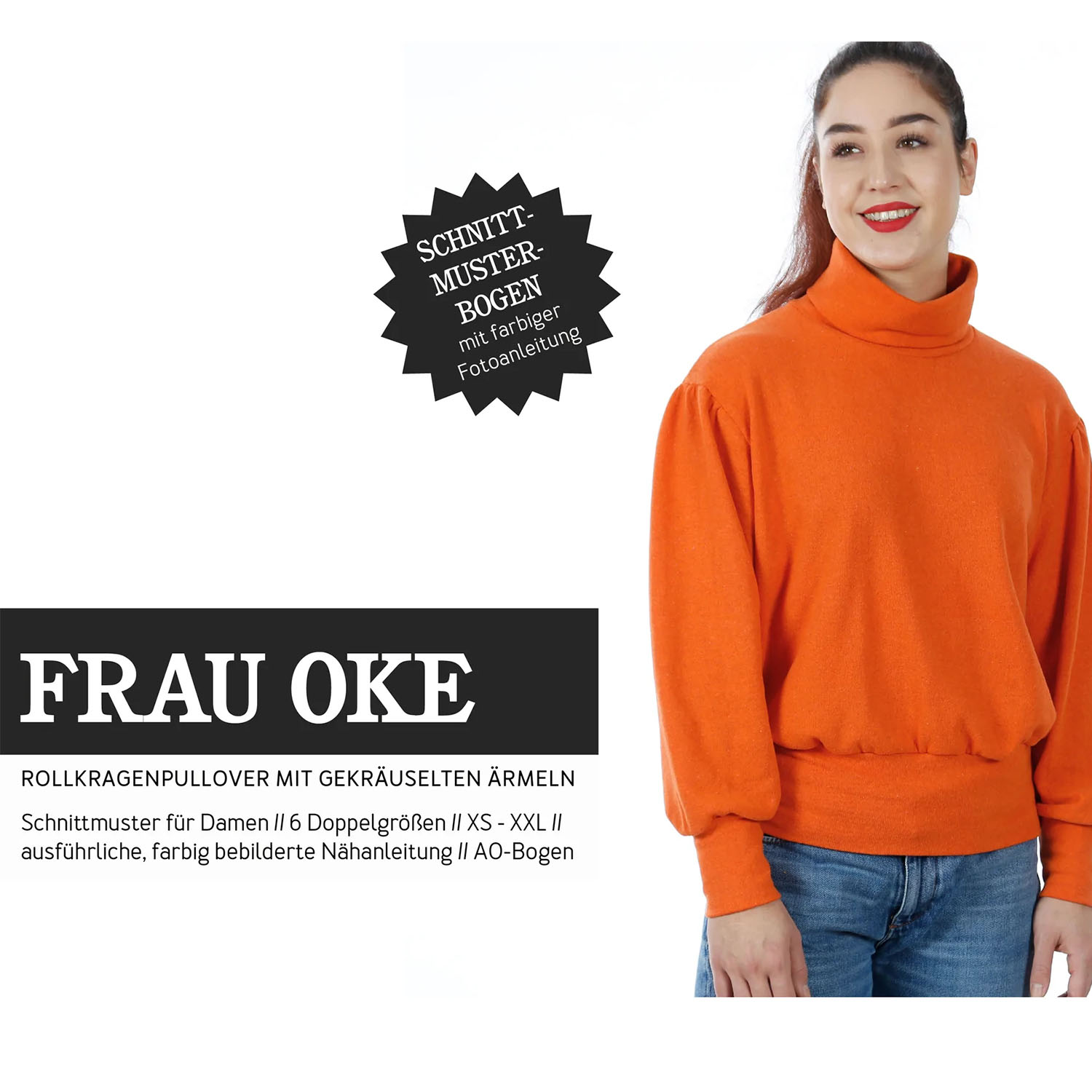 Pullover - FRAU OKE - Papierschnittmuster-0 Pullover - FRAU OKE - Papierschnittmuster-0