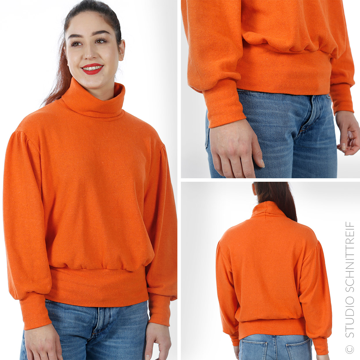 Pullover - FRAU OKE - Papierschnittmuster-1 Pullover - FRAU OKE - Papierschnittmuster-1