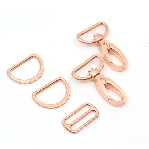 Set d'accessoires pour sac - 25mm - cuivrés