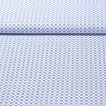 Baumwolle Popeline Katharina - Blümchen Weiß Navy
