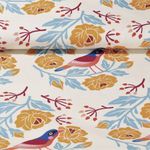 Organic Canvas - Hamburger Liebe Digital Print Glossy Rose Vanilla