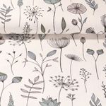 Toile canevas - Coquelicots Ecru