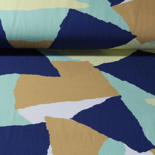 Viscose Swafing - Choose Happy by Käselotti Bleu Vert