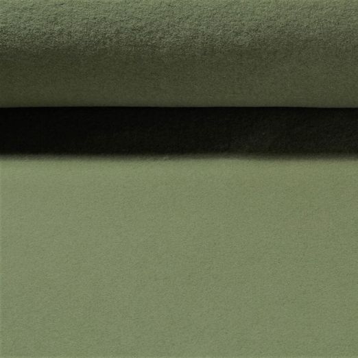 Polaire - Polaire de coton Manu Uni Vert clair