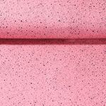 Mousseline coton Bio - Moucheté Rose Structure lisse