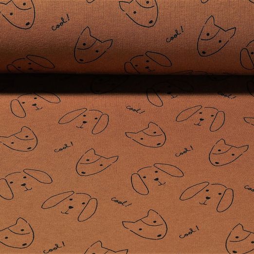 Jogging - Têtes de chiens Rouille Brossé