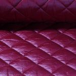 Tissu veste matelassé - Losanges Rouge 65mm Ouaté