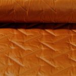Tissu veste matelassé - Double face Terracotta
