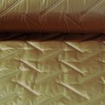 Tissu veste matelassé - Double face Brun doré