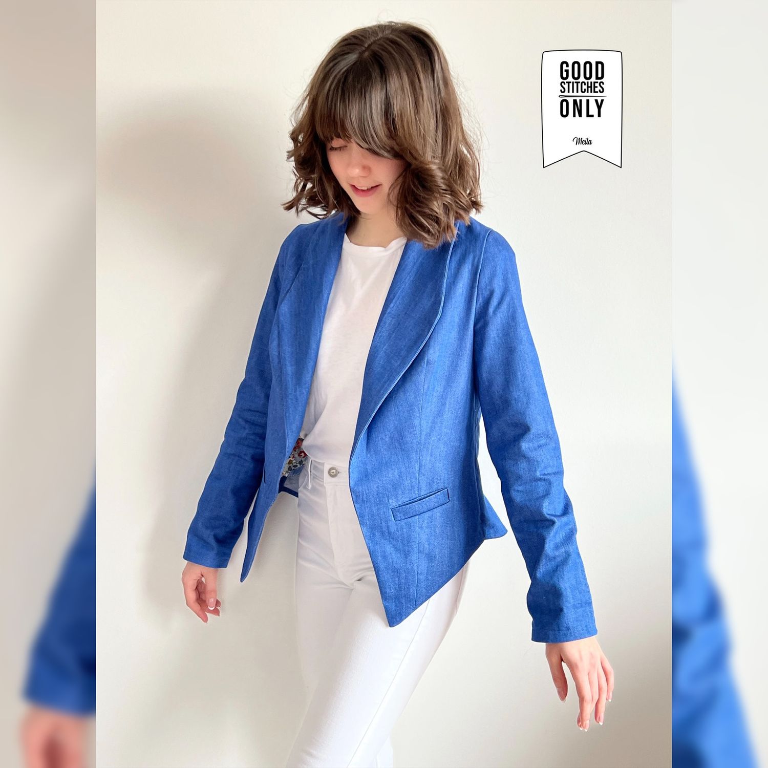 Blazer - Draussen bei Nacht - Schnittmuster eBook-4 Blazer - Draussen bei Nacht - Schnittmuster eBook-4