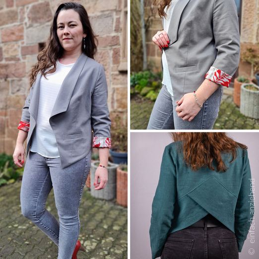 Blazer - Draussen bei Nacht - Schnittmuster eBook Blazer - Draussen bei Nacht - Schnittmuster eBook