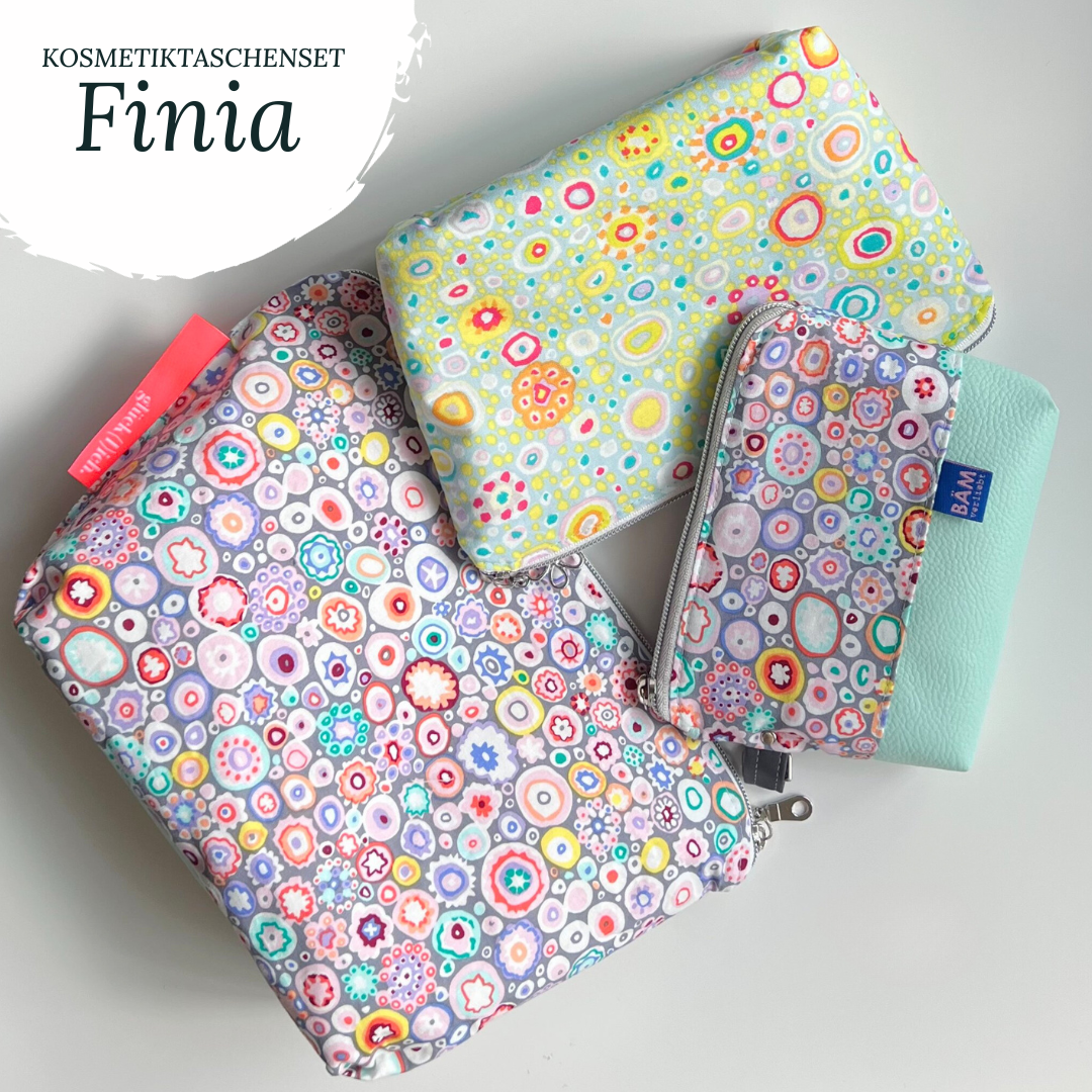 Kosmetiktaschenset - Finia - Schnittmuster eBook-1 Kosmetiktaschenset - Finia - Schnittmuster eBook-1