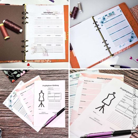 Freebook - Nähplaner & Bullet Journal in A5 - eBook