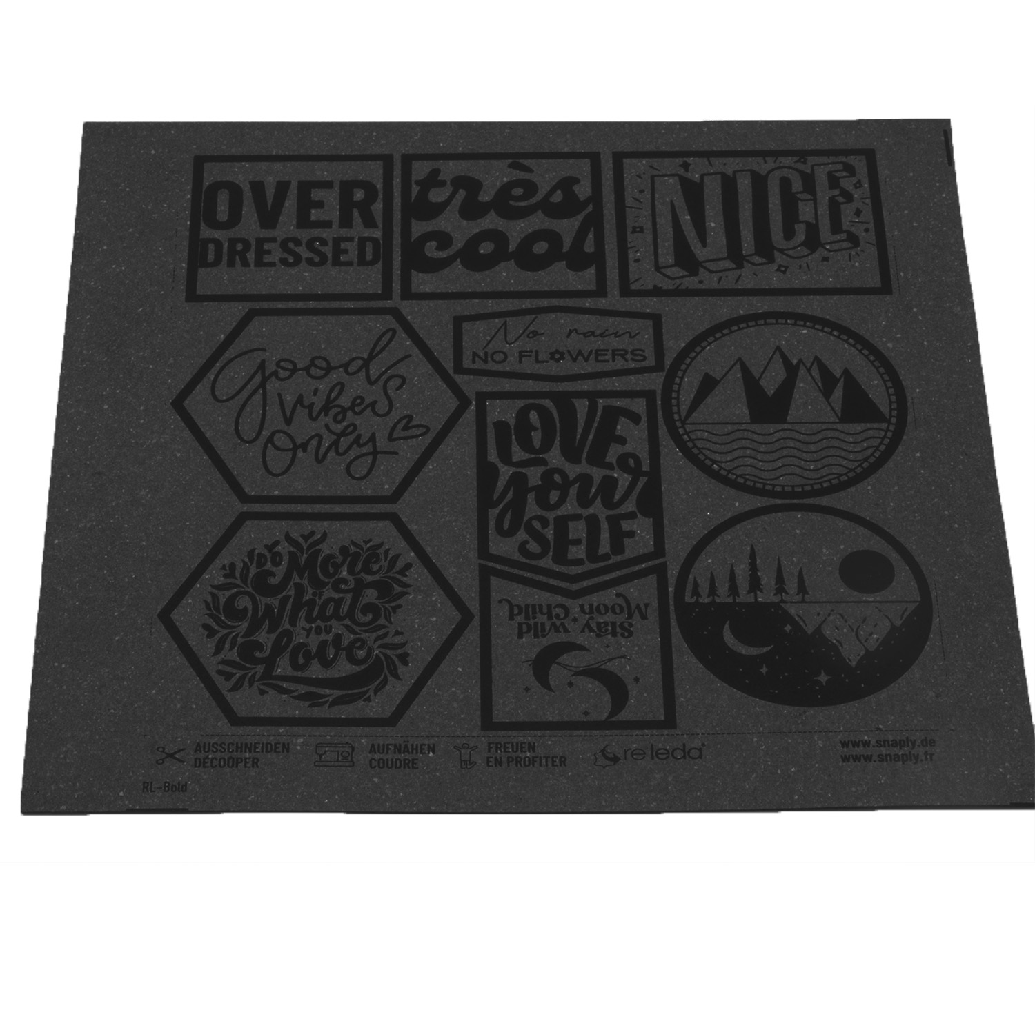 ReLeda Label Bogen - Bold - schwarz-1 ReLeda Label Bogen - Bold - schwarz-1