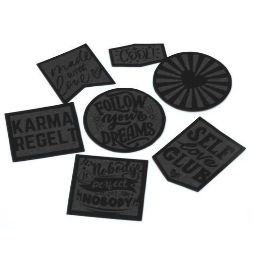 ReLeda Label Bogen - Bold2 - schwarz ReLeda Label Bogen - Bold2 - schwarz