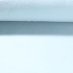 Fleece - Polaire de coton Manu Uni Bleu glacier