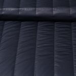 Tissu veste matelassé - Rayures 65mm Marine Ouaté