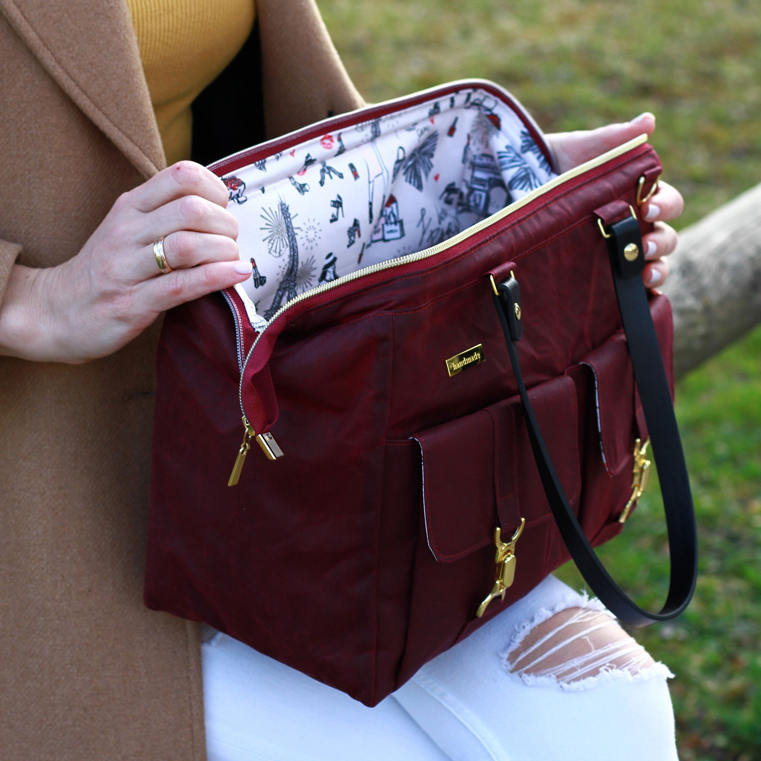 Handtasche - ARKANSAS25 genäht von Matroschka Handmade *Taschenstar*-2 Handtasche - ARKANSAS25 genäht von Matroschka Handmade *Taschenstar*-2